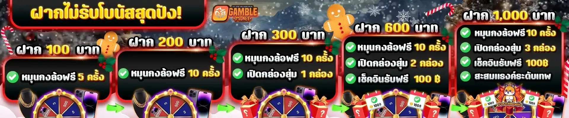 gamble money สล็อต